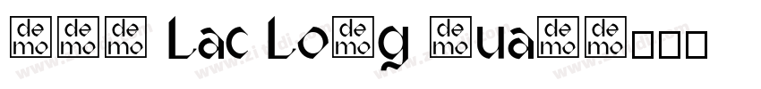 UVN Lac Long Quan字体转换